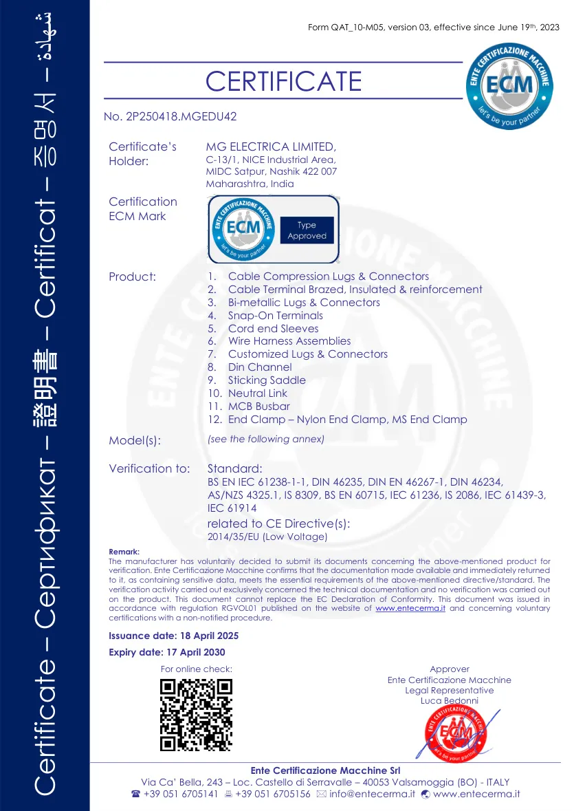 CE Certificate