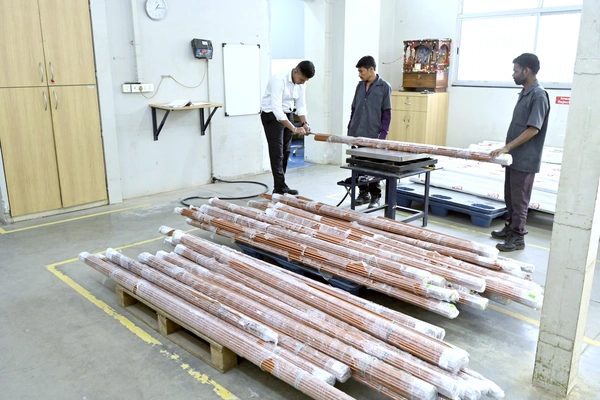 Material inward and outward area at MG Electrica