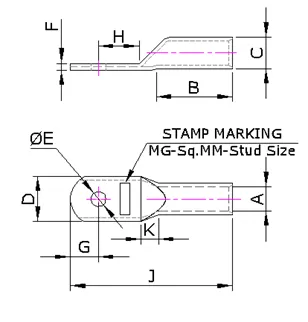Aluminum Tubular Terminal Ends IS: 8309 (MGALS Series) — Aluminium, Indian Standards — alternate view