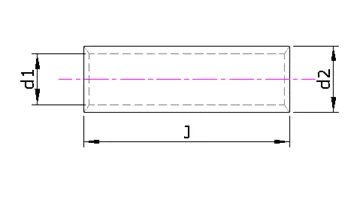 Copper Butt Connector (MGBC Series) — Copper, Indian Standards — alternate view