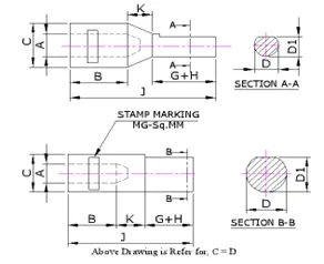 Copper Reducer type Terminal Ends (MGWPC - Series) — Copper, Indian Standards — alternate view