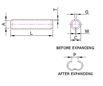 Copper Weak Back Ferrule (MAWB Series) — Copper, Indian Standards — alternate view