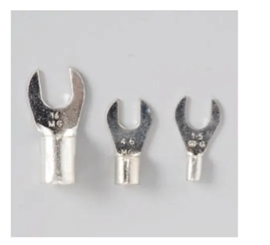 Fork ‘U’ Type Non-Insulated Lug (MGU Series) — Copper, Indian Standards