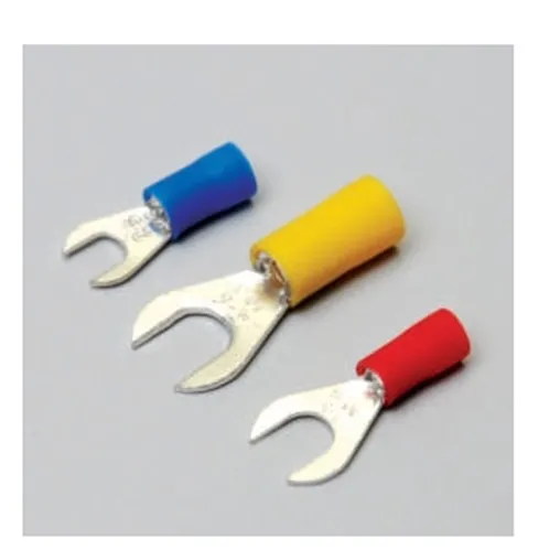 Fork ‘U’ Type Insulated Lug (MGUI Series) — Copper, Indian Standards