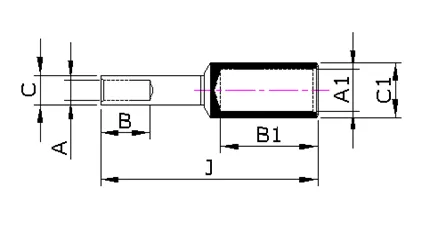 Bi-Metallic Connector (MGBC Series) — Copper, Indian Standards — alternate view