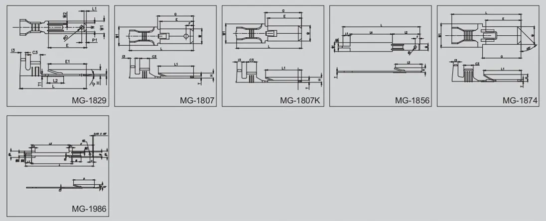 Male with Lancing (Terminal Lock) — Brass, Indian Standards