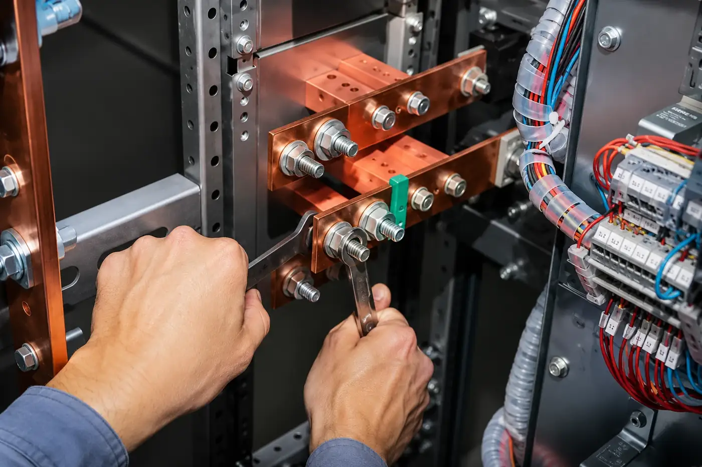 MG Electrica terminals for switchgear panels