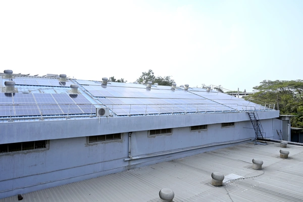 Solar plant at MG Electrica factory